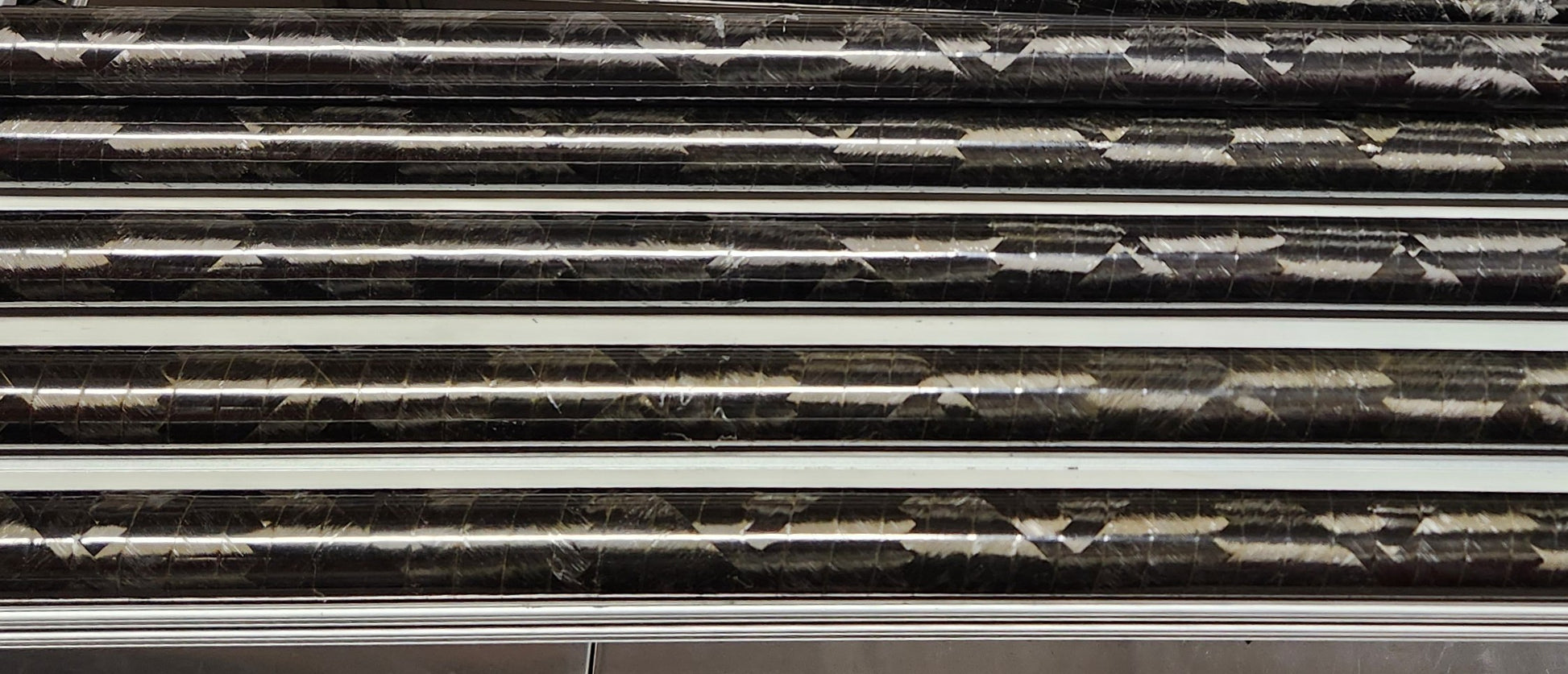 Raw tubes in various sizes